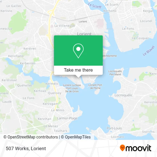 507 Works map