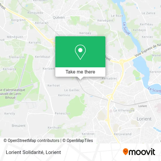 Lorient Solidarité map