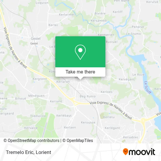 Tremelo Eric map