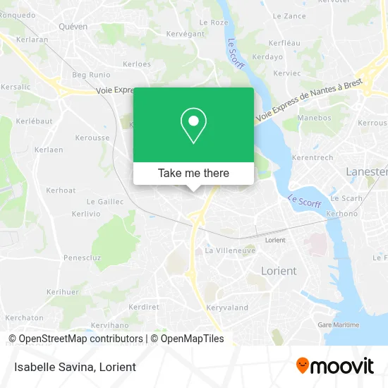 Isabelle Savina map