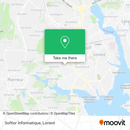 Softlor Informatique map