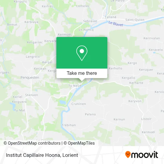 Institut Capillaire Hoona map