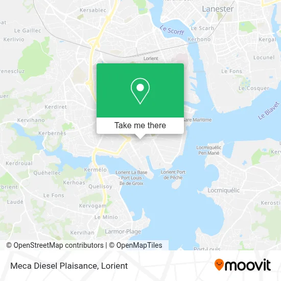 Meca Diesel Plaisance map