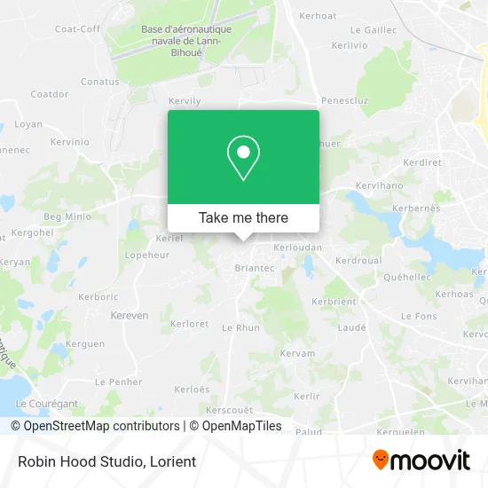 Robin Hood Studio map