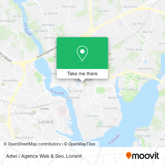 Adwi | Agence Web & Seo map