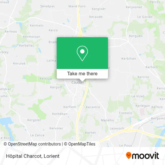 Hôpital Charcot map