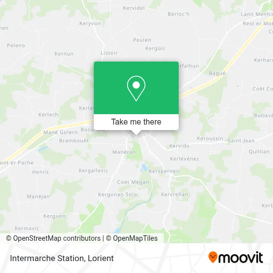 Station Intermarche map
