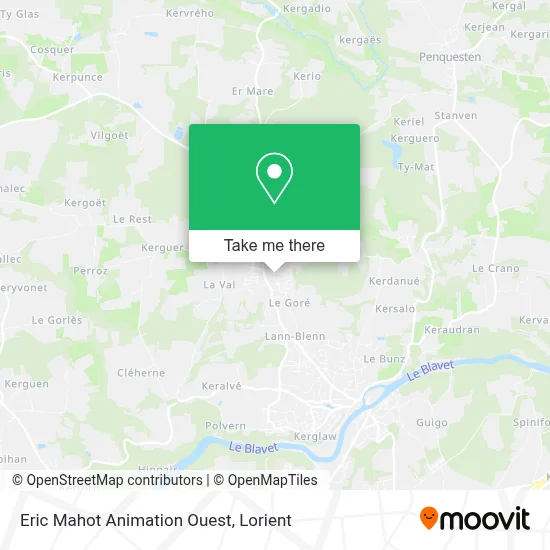 Eric Mahot Animation Ouest map