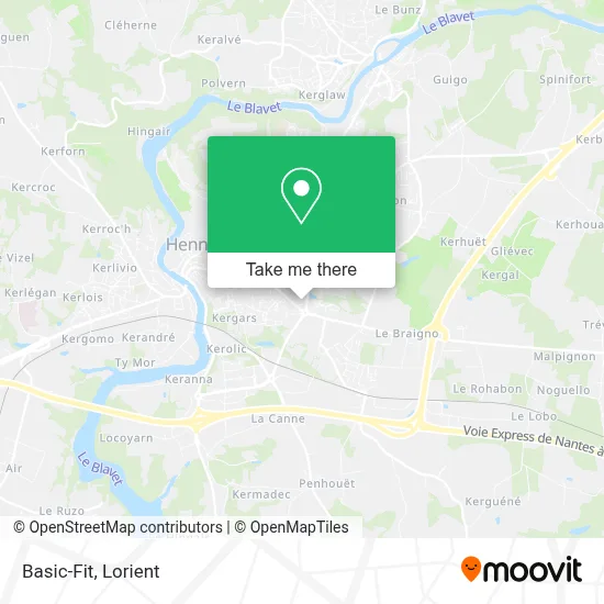Mapa Basic-Fit