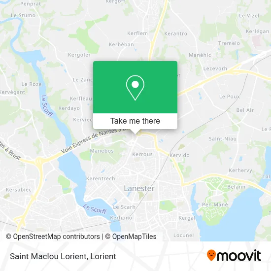 Saint Maclou Lorient map