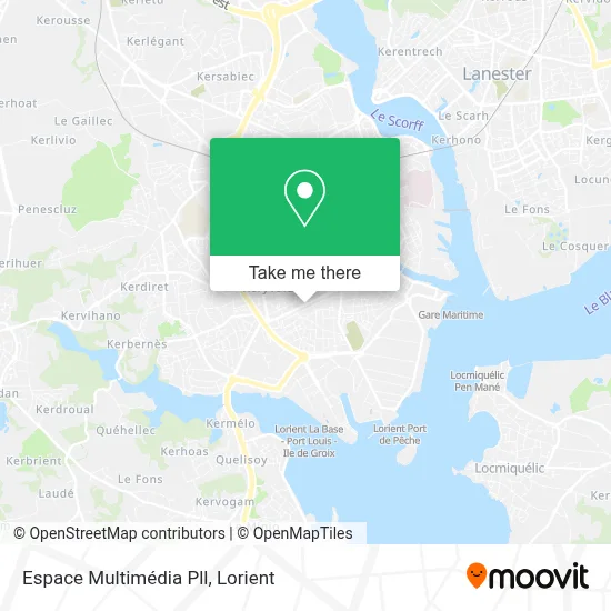 Espace Multimédia Pll map