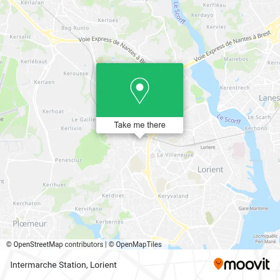 Station Intermarche map