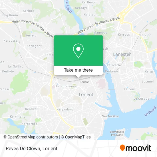 Rêves De Clown map