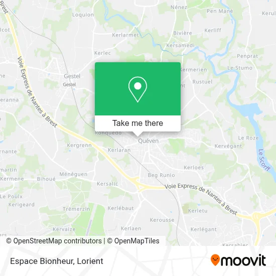 Espace Bionheur map