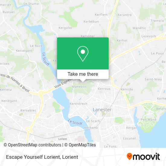 Escape Yourself Lorient map