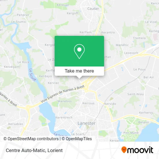 Centre Auto-Matic map