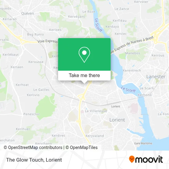The Glow Touch map