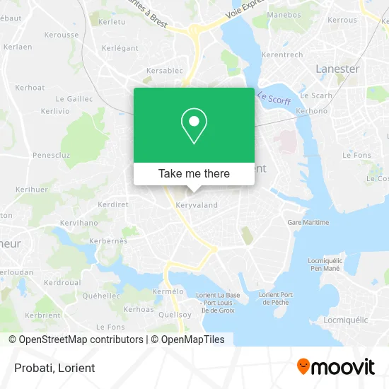 Probati map