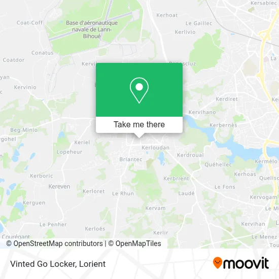 Vinted Go Locker map