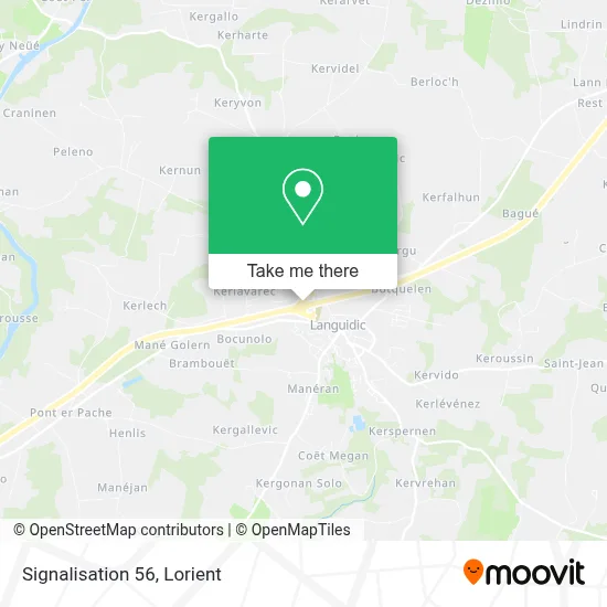 Signalisation 56 map