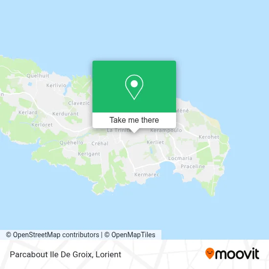 Parcabout Ile De Groix map