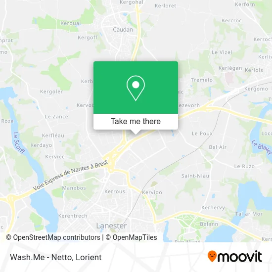 Wash.Me - Netto map
