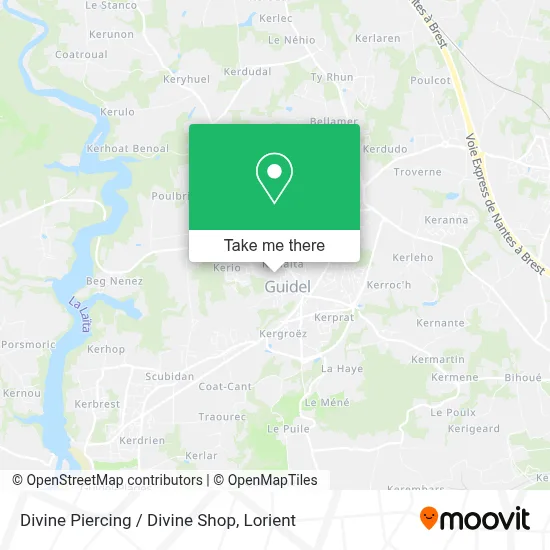 Divine Piercing / Divine Shop map