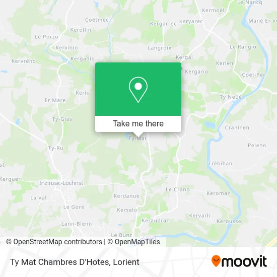 Ty Mat Chambres D'Hotes map