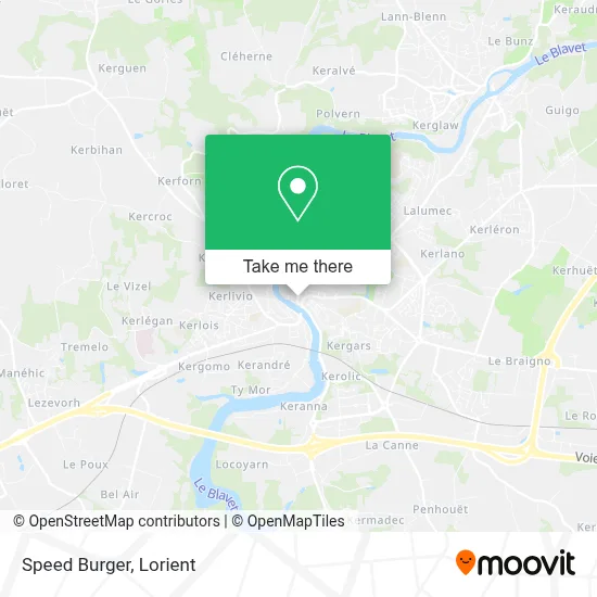 Speed Burger map