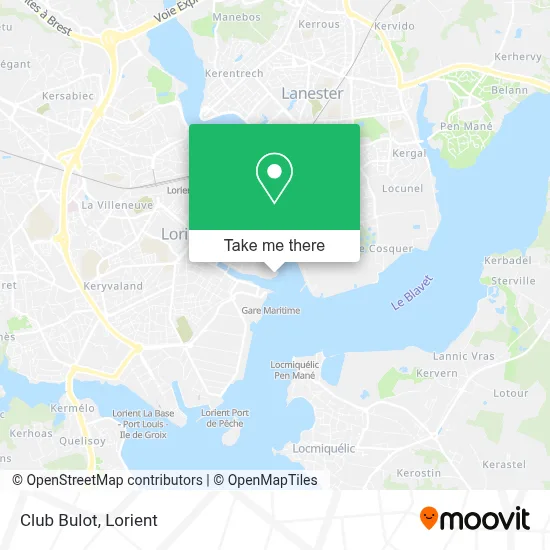 Club Bulot map