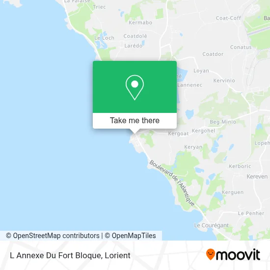 L Annexe Du Fort Bloque map