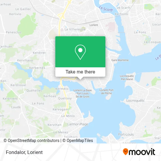 Fondalor map