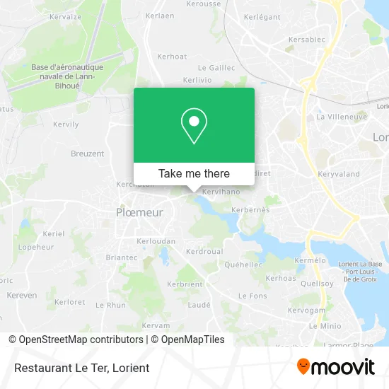 Restaurant Le Ter map