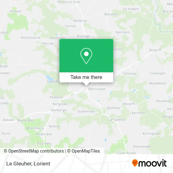 Le Gleuher map