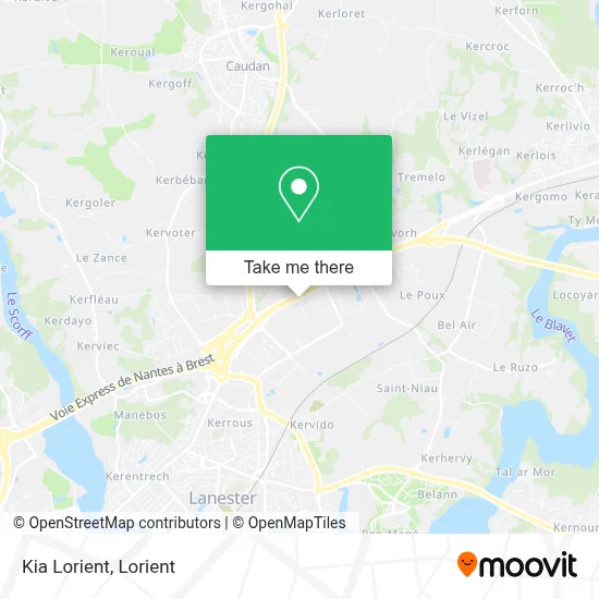 Kia Lorient map