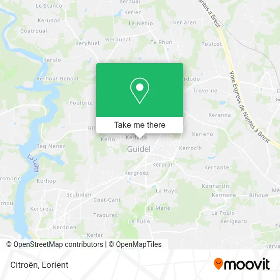 Citroën map