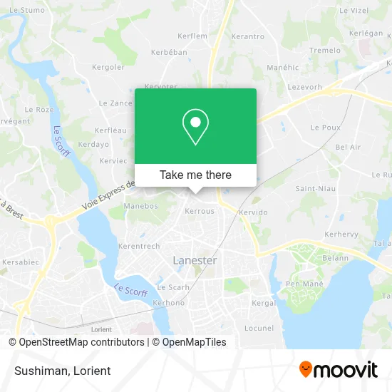 Sushiman map