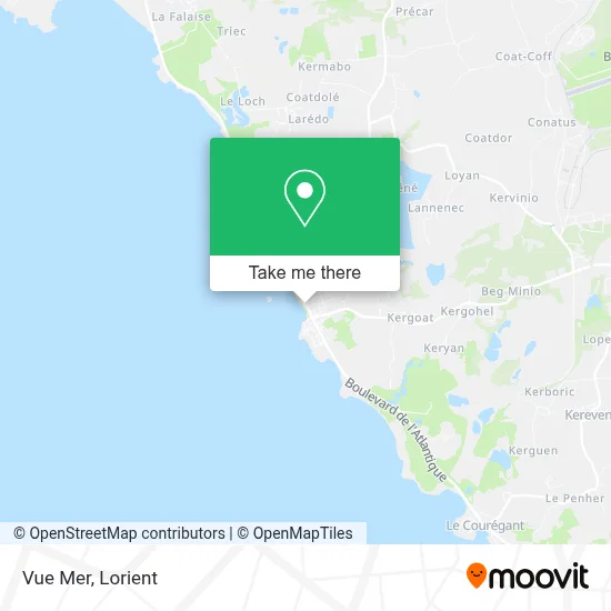 Vue Mer map