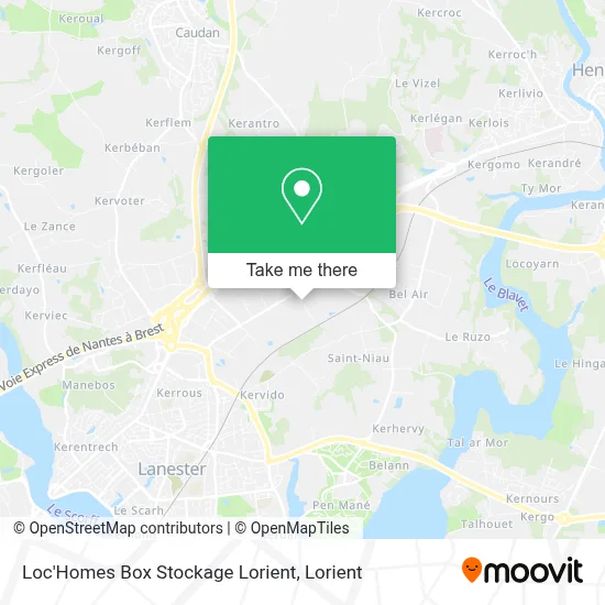 Loc'Homes Box Stockage Lorient map
