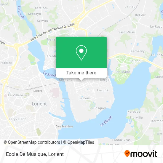 Ecole De Musique map