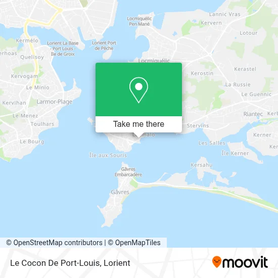 Le Cocon De Port-Louis map