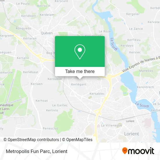 Mapa Metropolis Fun Parc