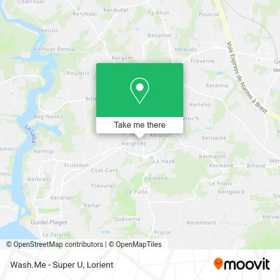 Wash.Me - Super U map