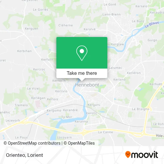 Orienteo map