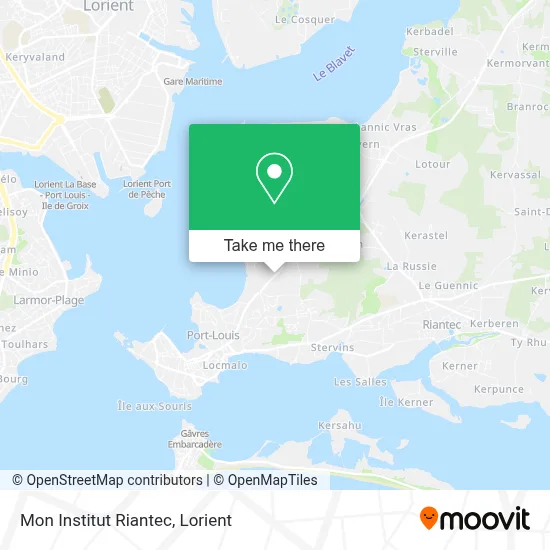 Mon Institut Riantec map