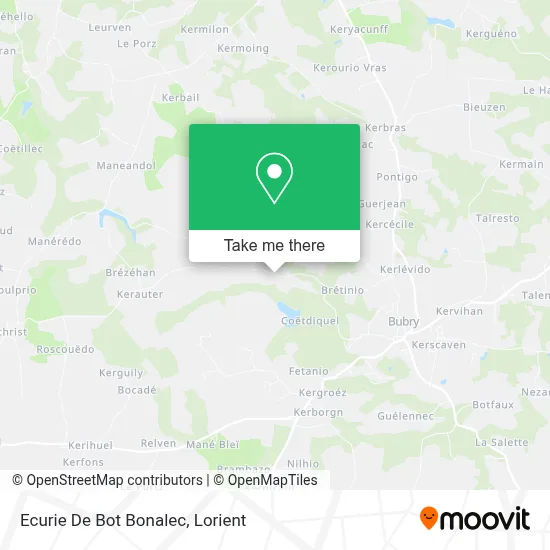 Ecurie De Bot Bonalec map