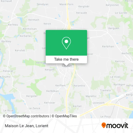 Maison Le Jean map