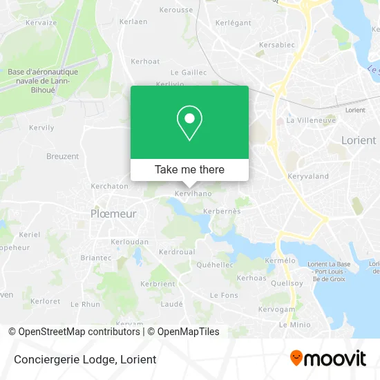 Conciergerie Lodge map