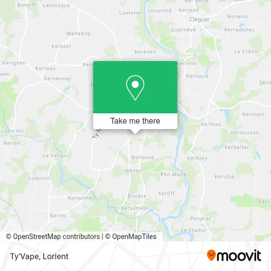 Ty'Vape map