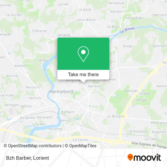 Bzh Barber map